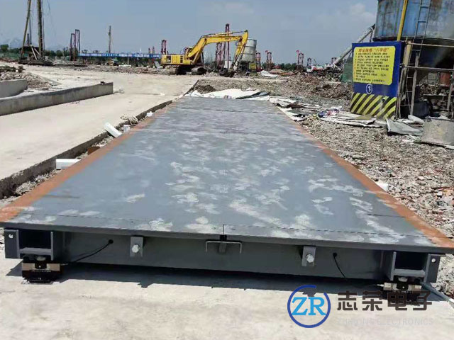 2018年11月上海市基础工程向上海志荣地磅厂家采购1台3x12米80吨地磅