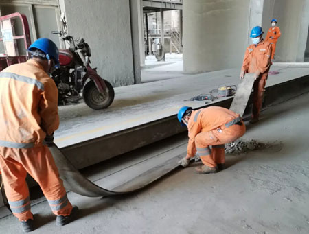配合上海客户对水泥制成车间地磅进行改造